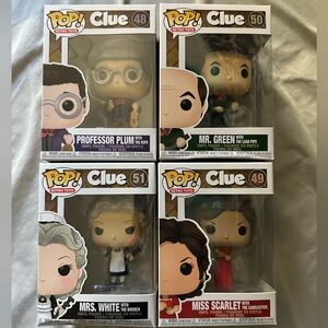 Clue funko pop set